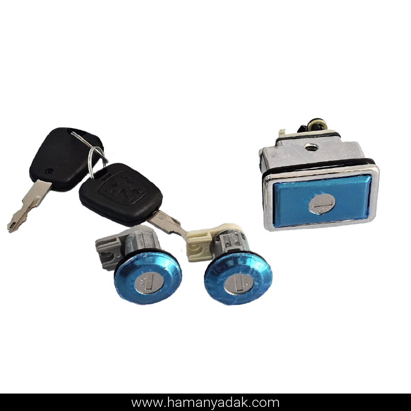 قفل سری سواری پژو 405 مستطیلی برند نصیر لوازم