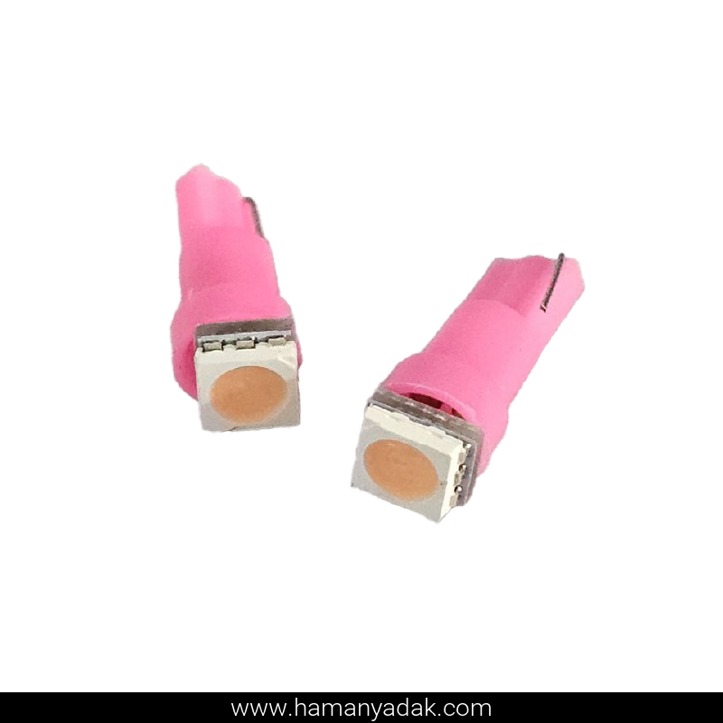 لامپ SMD آریایی سوزنی پشت آمپر صورتی برند AG