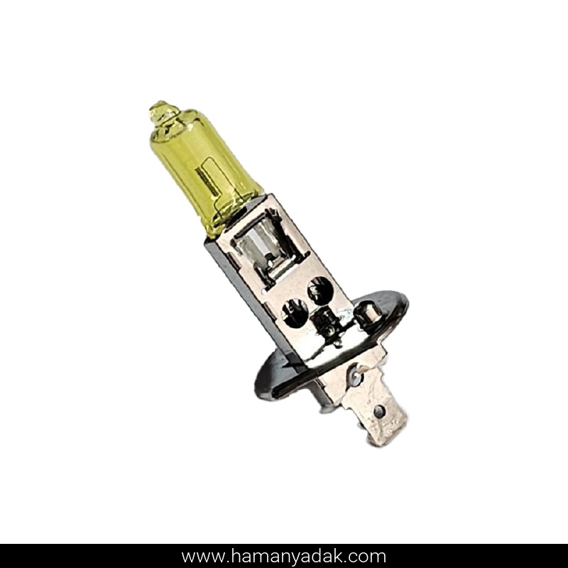 لامپ H1 بی سیم 12 ولت 55 وات زرد برند Lee Tech