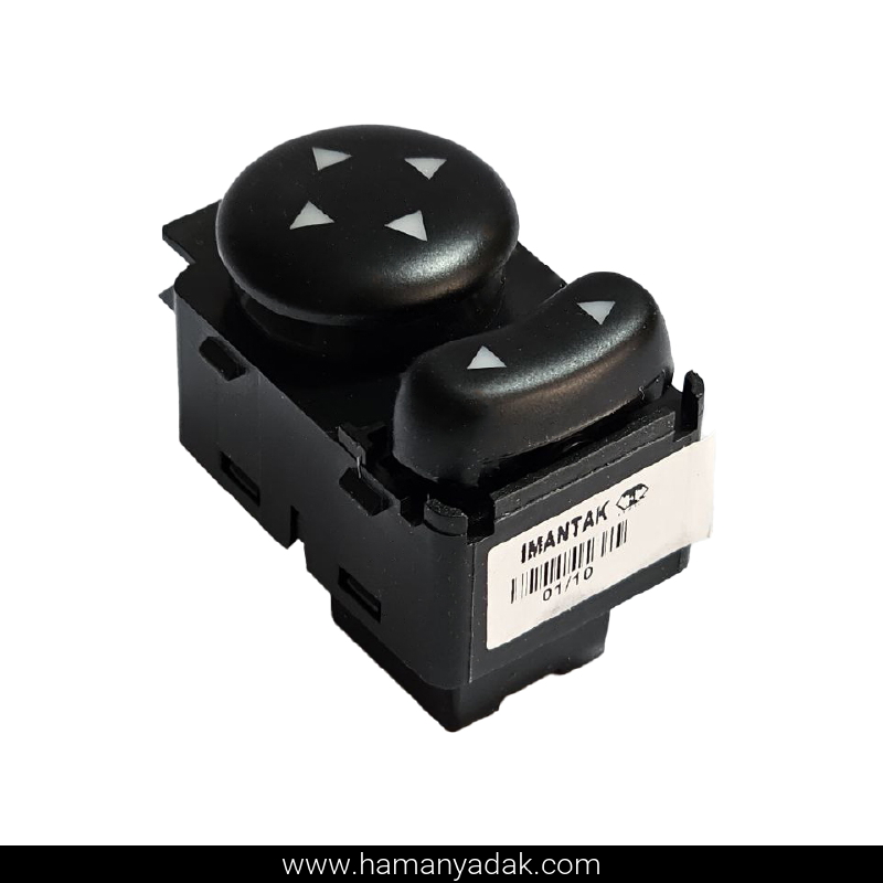 کلید تنظیم آینه برقی سمند نور آبی برند ایمن تک