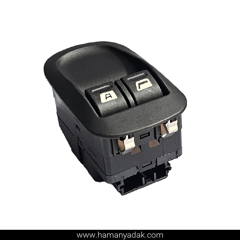 کلید شیشه بالابر اتو پژو 206 تیپ 2 سوکت بغل برند ایمن تک