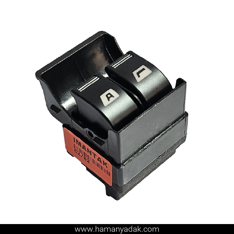 کلید شیشه بالابر اتو پژو SLX دو پل نور نارنجی برند ایمن تک