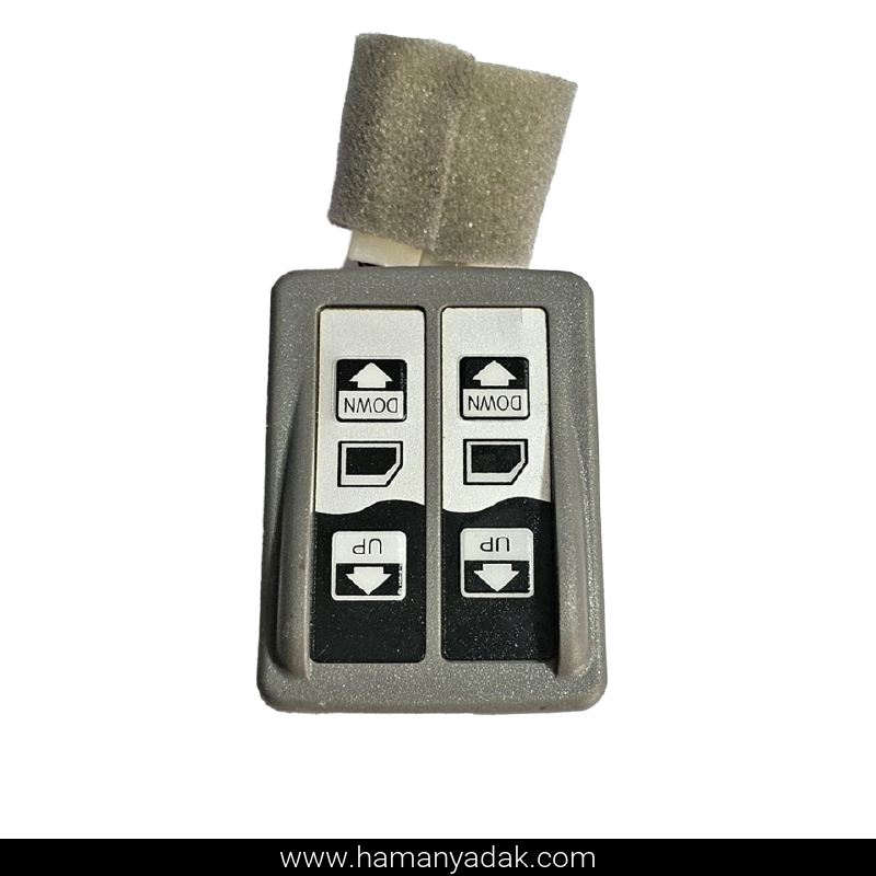 کلید شیشه بالابر لمسی پراید صبا دو پل برند فراسلی (کد FR 1952)