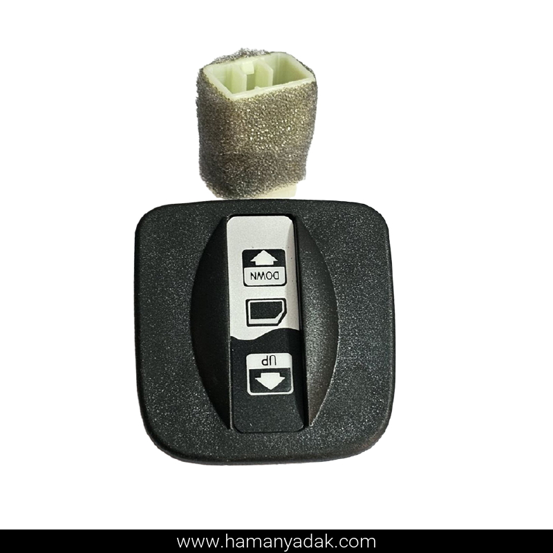 کلید شیشه بالابر لمسی پراید 131 و 132 تک پل برند فراسلی (کد FR 1961)