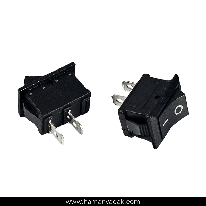 کلید صفر و یک مستطیلی متوسط