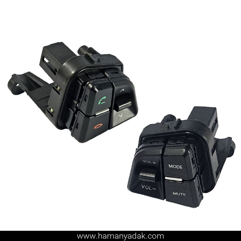 مجموعه کلید مولتی مدیا چپ و راست پژو پارس برند هیرکان