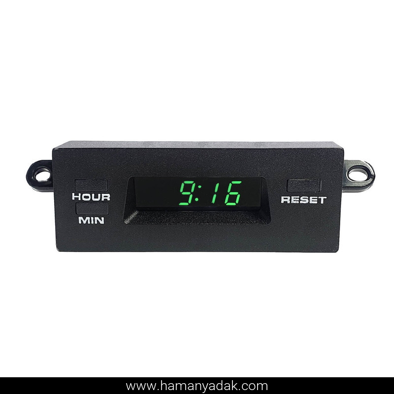 ساعت دیجیتال پراید نور سبز برند هیرکان