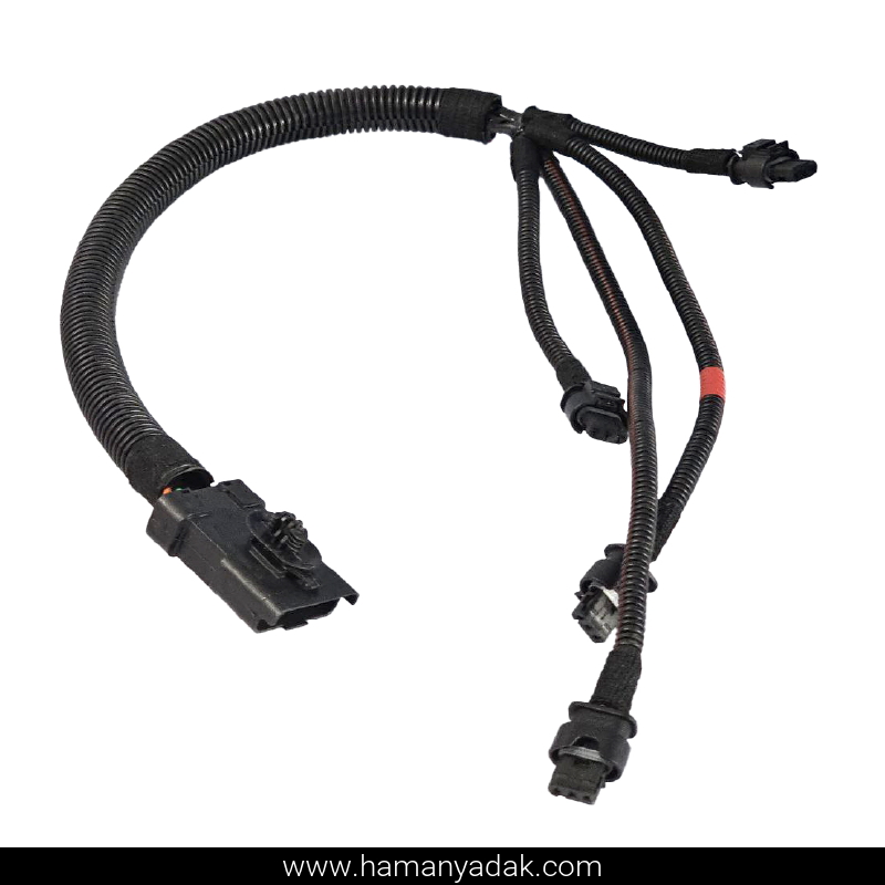 دسته سیم کویل سمند EF7 بنزینی سوکت 4 فیش برند HPERIN