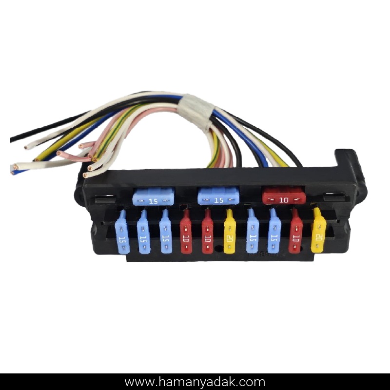 جعبه فیوز کامل داخل اتاق نیسان انژکتور برند دناکو