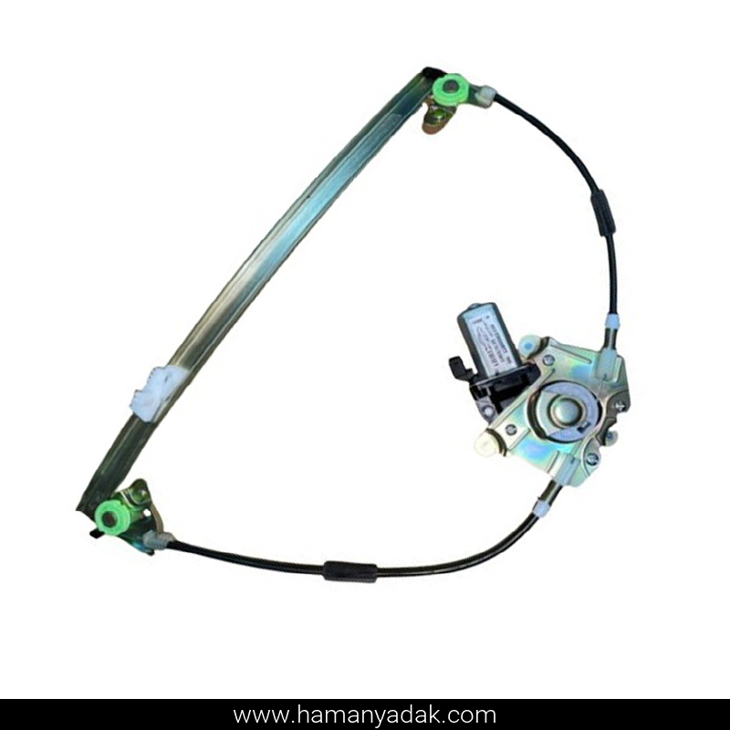 دستگاه شیشه بالابر برقی جلو چپ پژو 405 برند ابری