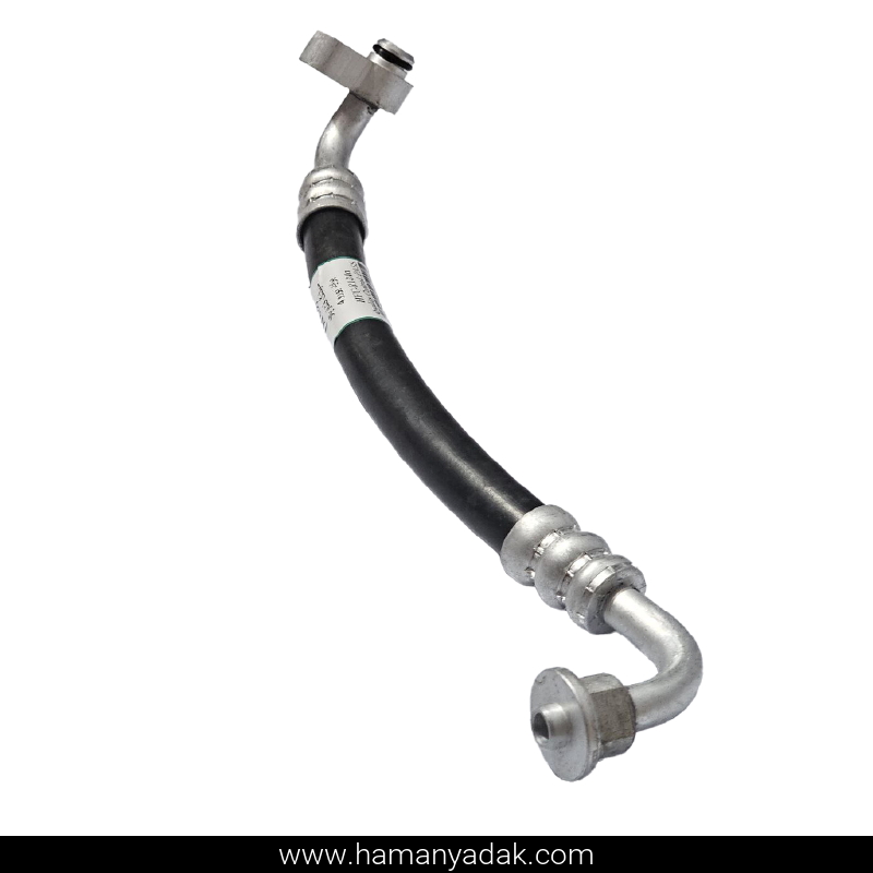 شیلنگ کولر رفت کوتاه ساندن یورو 4 یکسر گرد پراید (کد SH63) برند والافن