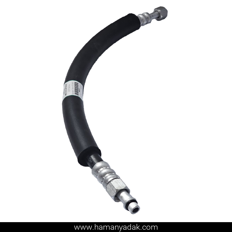 شیلنگ کولر کمپرسور بلند فشار بالا پژو 405 و پارس و سمند (کد SH13) برند والافن