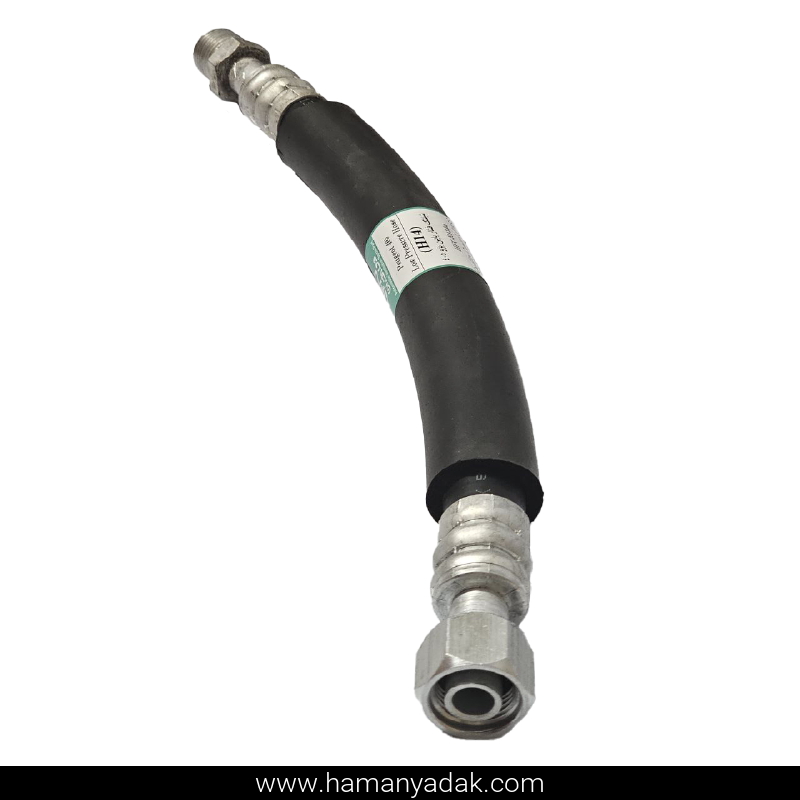 شیلنگ کولر کمپرسور کوتاه فشار پایین پژو 405 و پارس و سمند (کد SH14) برند والافن