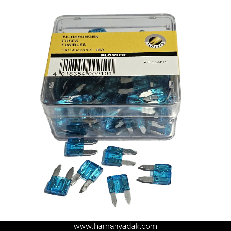 فیوز دوشاخ ریز 15 آمپر پژو 206