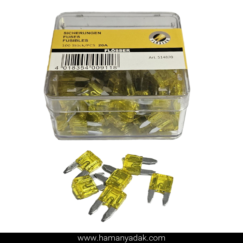 فیوز دوشاخ ریز 20 آمپر پژو 206