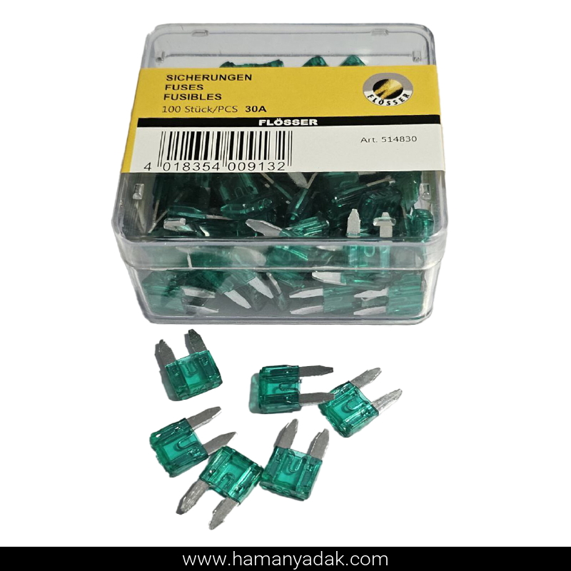 فیوز دوشاخ ریز 30 آمپر پژو 206