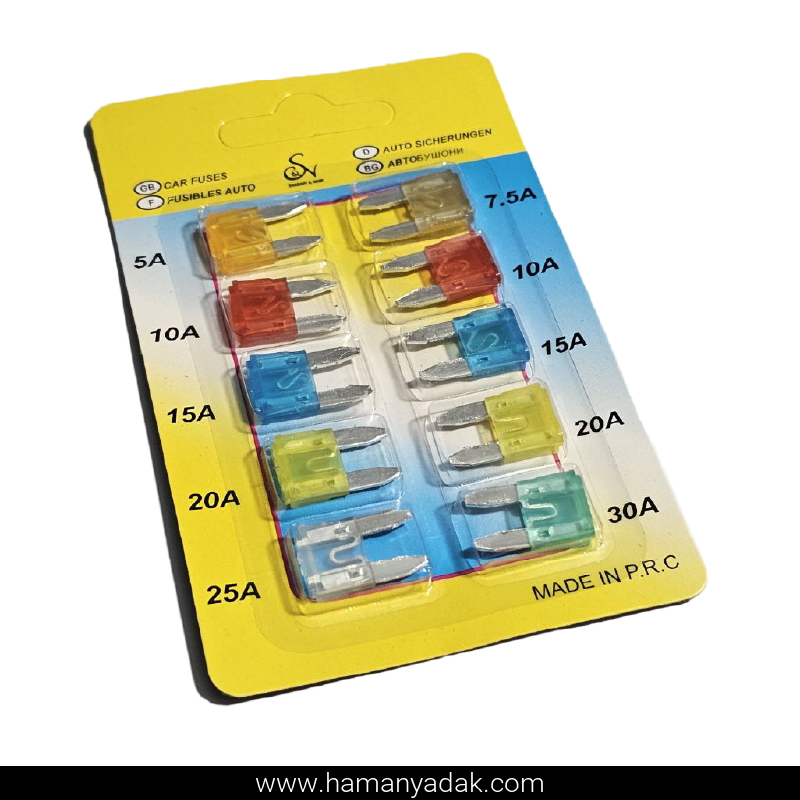 فیوز دوشاخ ریز کارتی پژو 206