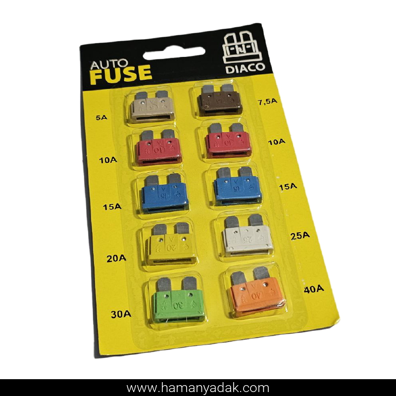 فیوز دوشاخ کارتی برند دیاکو