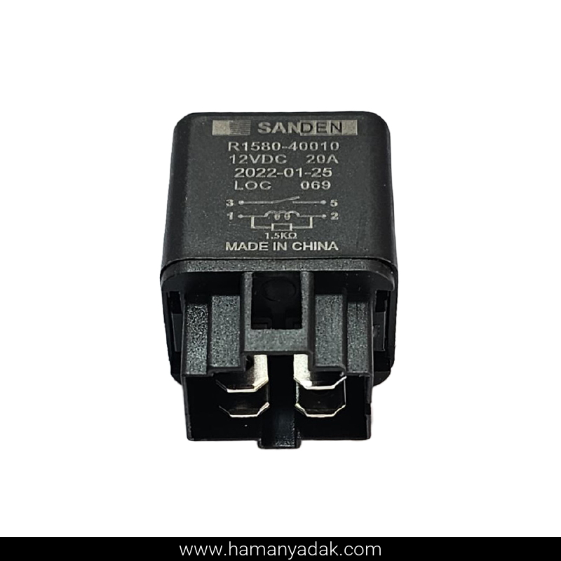 رله 20 آمپر کولر و بخاری ساندن پژو 405 برند متک