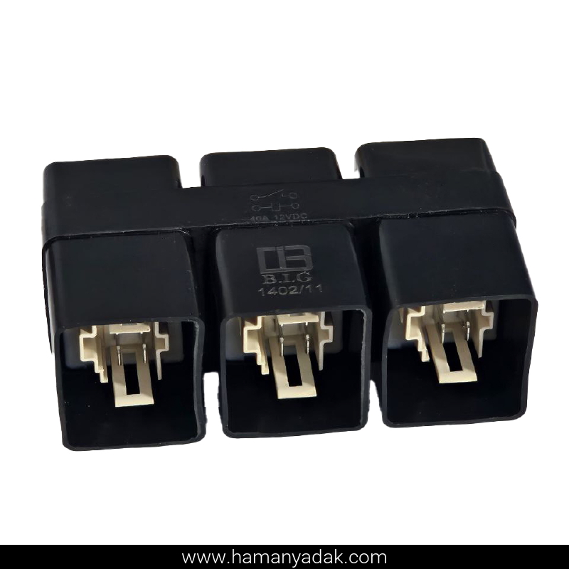 رله کولر پراید سه قلو مشکی برند BIG