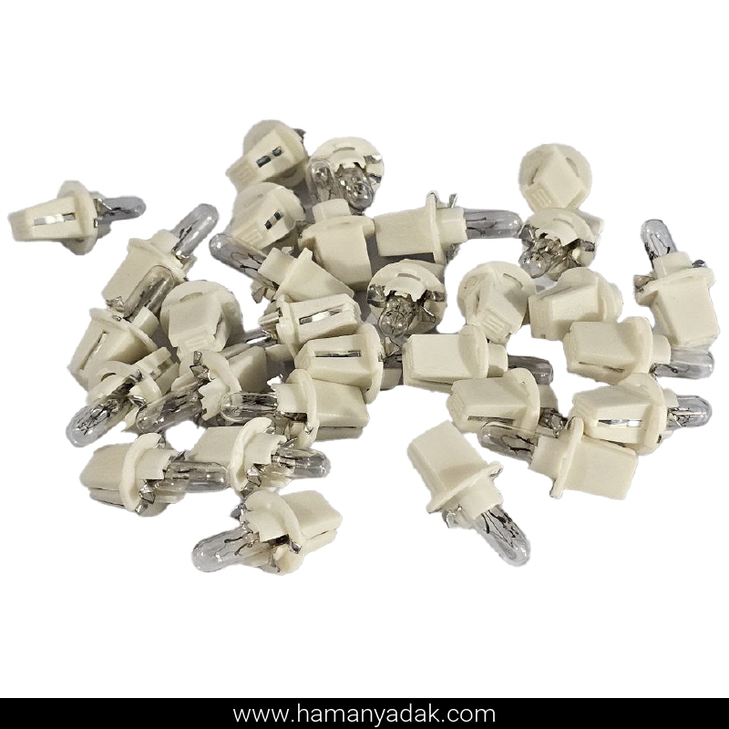 لامپ ساعت پژو 206 پایه سفید