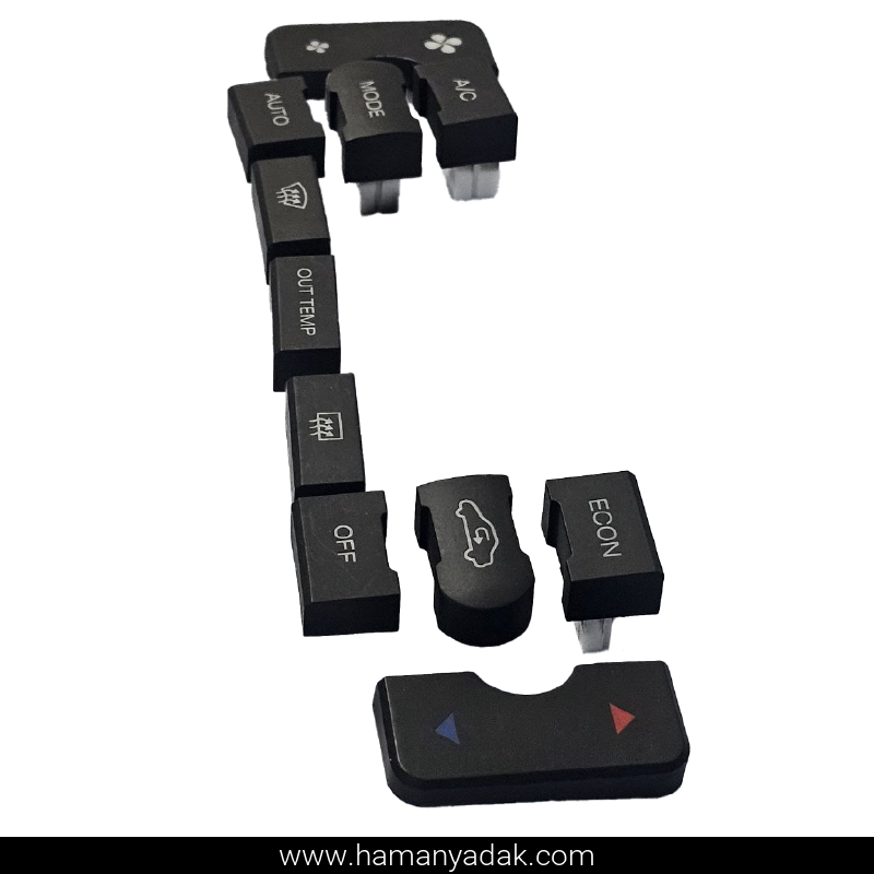 پک کلید پنل دیجیتالی پژو پارس جدید برند والافن (مخصوص پنل های والافن)