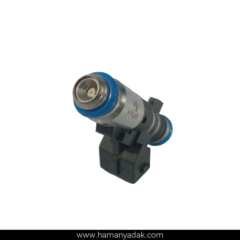 سوزن انژکتور پراید ساژم سوکت مربع اورینگ آبی تک سوراخ برند هیرکان