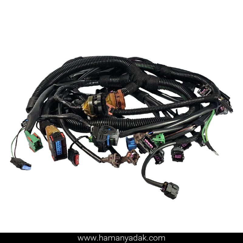 دسته سیم موتور سمند با یونیت فن (کد XV78021081 - OR) برند دناکو