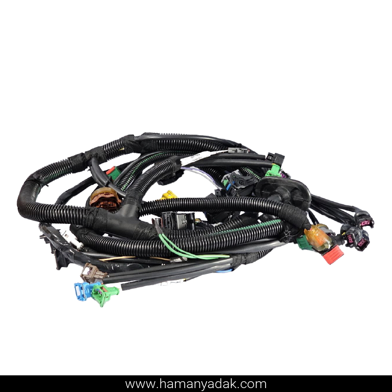 دسته سیم موتور پژو 405 و پارس با یونیت فن (کد YG20241537) برند دناکو