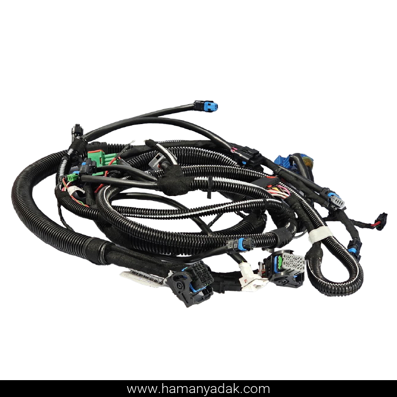 دسته سیم موتور پژو 206 تیپ 5 بوش ECU 7.4.4 (کد 9652029480) برند دناکو