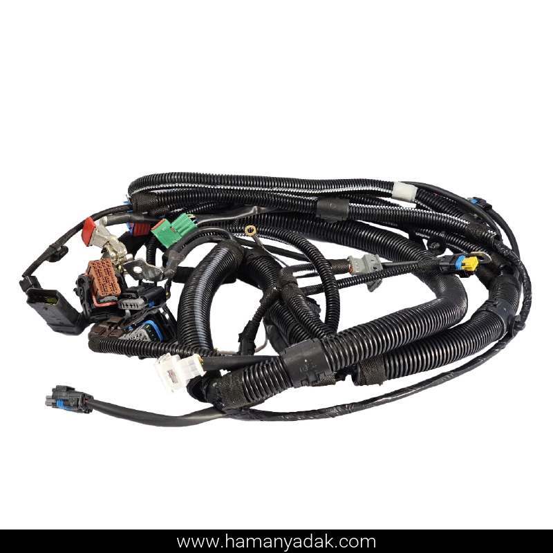 دسته سیم موتور پژو 206 صندوق دار TU5 بدون ABS (کد 9661338580) برند دناکو