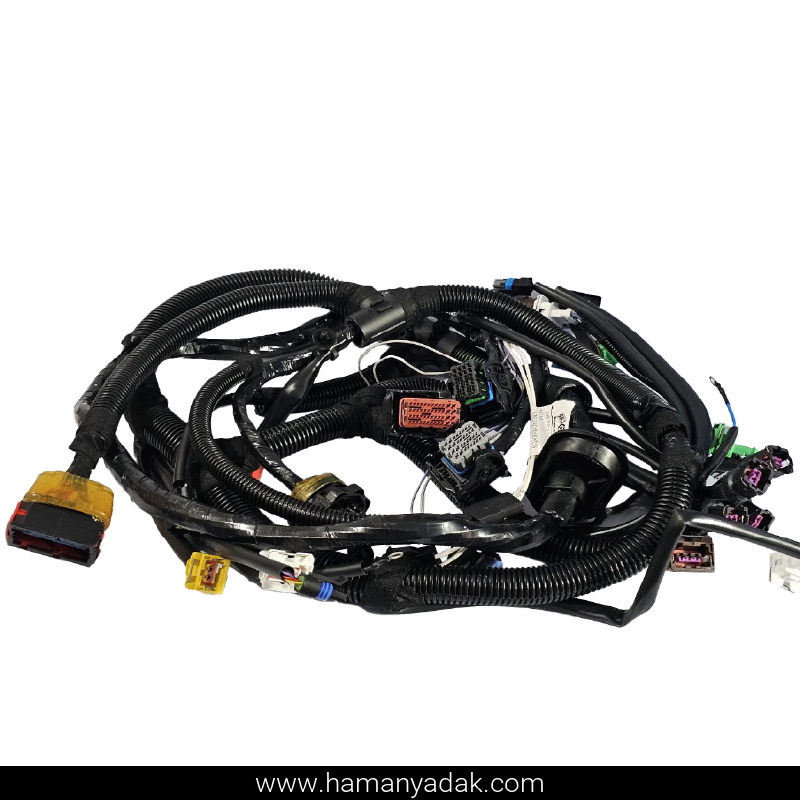 دسته سیم موتور پژو 405 و پارس بدون یونیت فن (کد YG20240746) برند دناکو