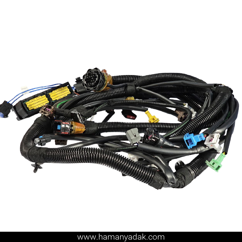 دسته سیم موتور زیمنس یگانه پژو 405 و پارس با سوکت سنسور اکسیژن زیمنس (کد YG20241928) برند دناکو