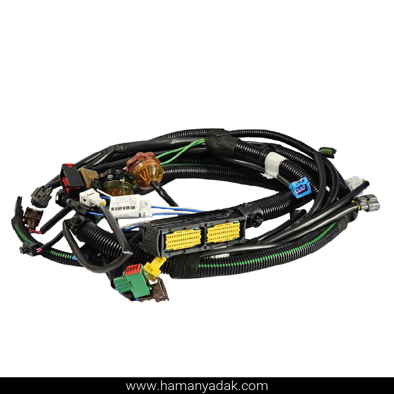 دسته سیم موتور زیمنس پژو 405 و پارس و سمند با سوکت سنسور اکسیژن ساژم (کد YG20242246) برند دناکو