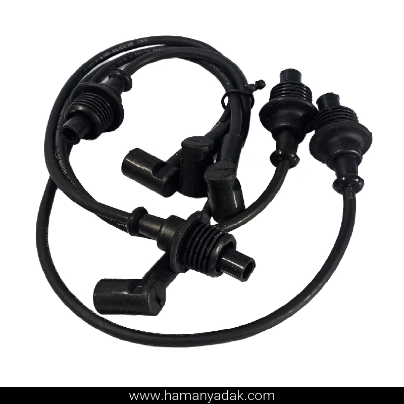 وایر شمع پژو 405 (1800) سر سیم برنجی برند قدر قطعه