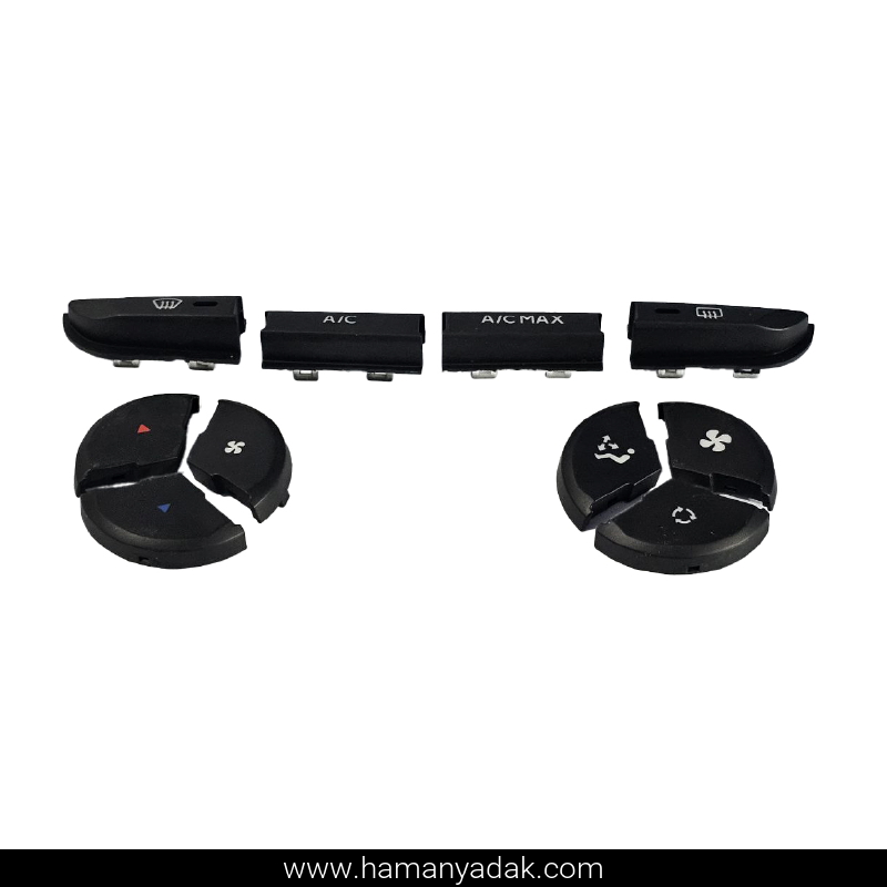 پک کلید پنل کولر و بخاری دیجیتالی پژو 301 برند والافن