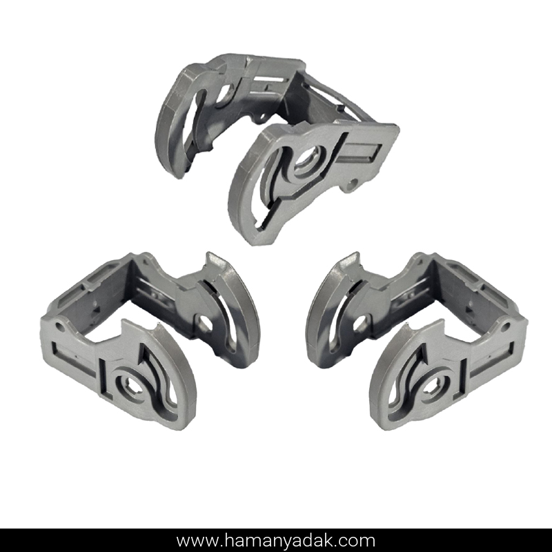 پک 3 تایی خار (نگهدارنده) قفل سوکت ایسیو (ECU) ساژم طوسی برند دناکو