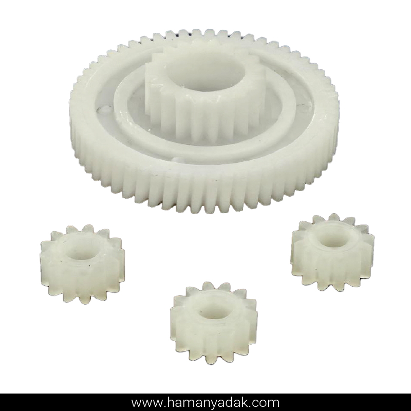 پک چرخ دنده موتور صندلی سمند (4 تکه) برند +BBZ