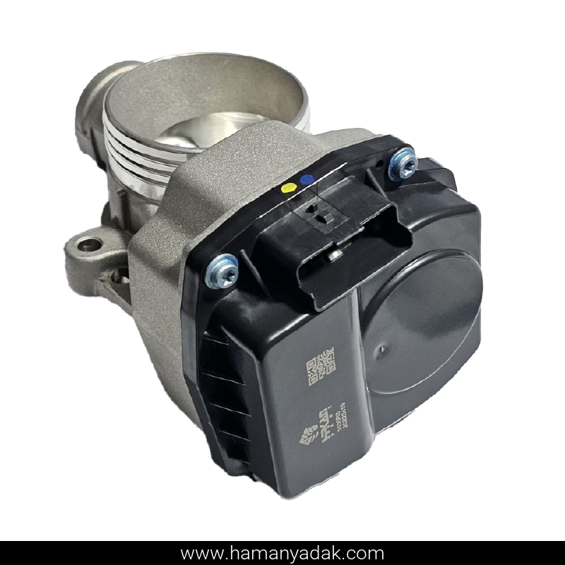 دریچه گاز کامل برقی پژو 206 تیپ 2 مدل G34 برند هیرکان