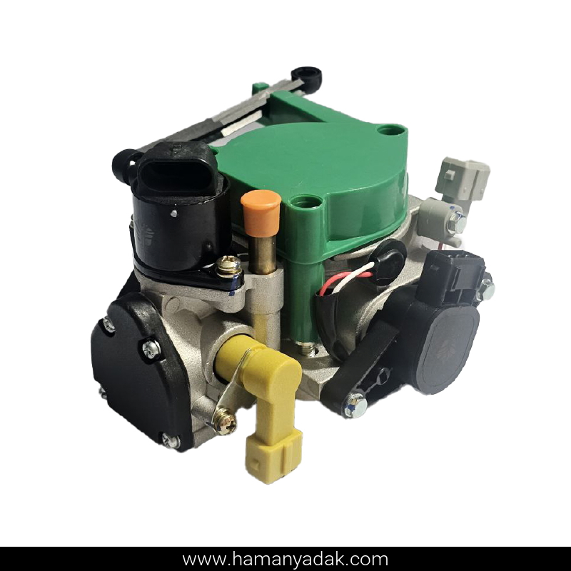 دریچه گاز کامل ساژم پژو 405 با سنسور گرم کن برند هیرکان / دیاکو