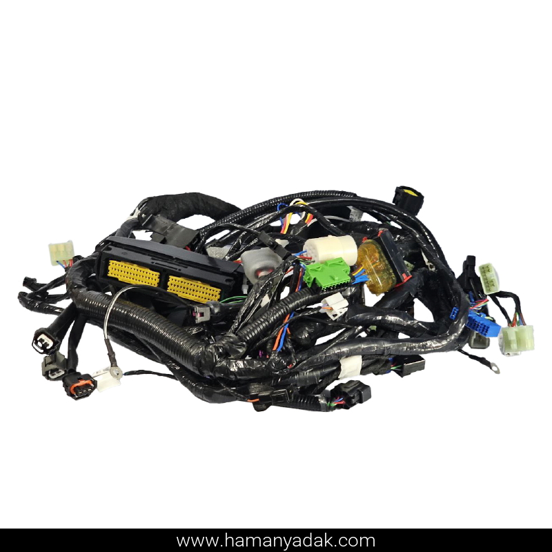 دسته سیم موتور زیمنس ساده پراید بدون ایمو (کد M13IC67010) برند دناکو