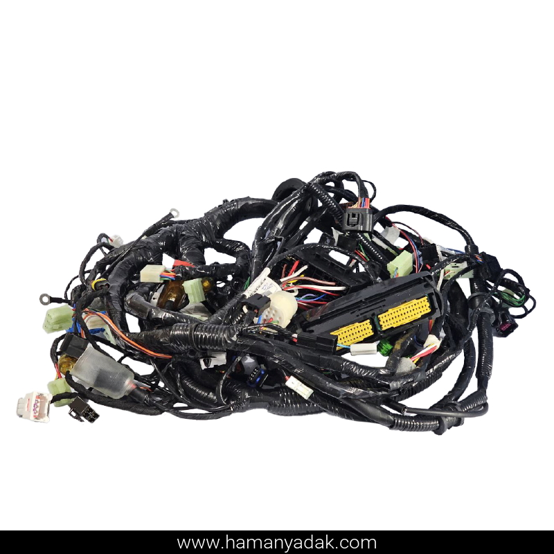 دسته سیم موتور پراید زیمنس دوگانه فن 2 دور با ایمو (کد SP12R67020) برند دناکو