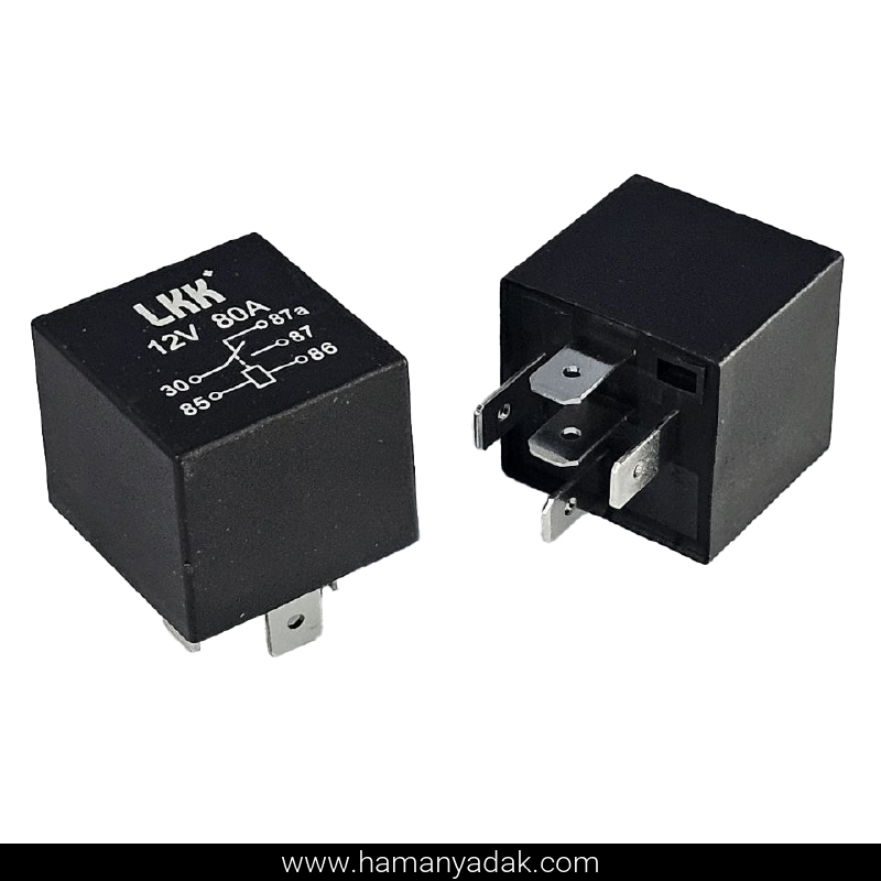 رله 5 فیش همه کاره مشکی برند LKK