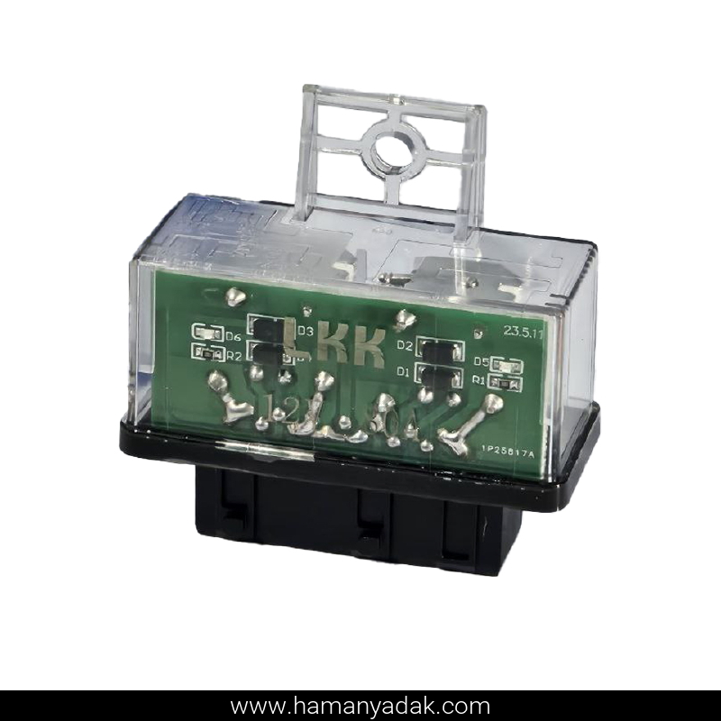 رله دوبل شیشه ای برند LKK