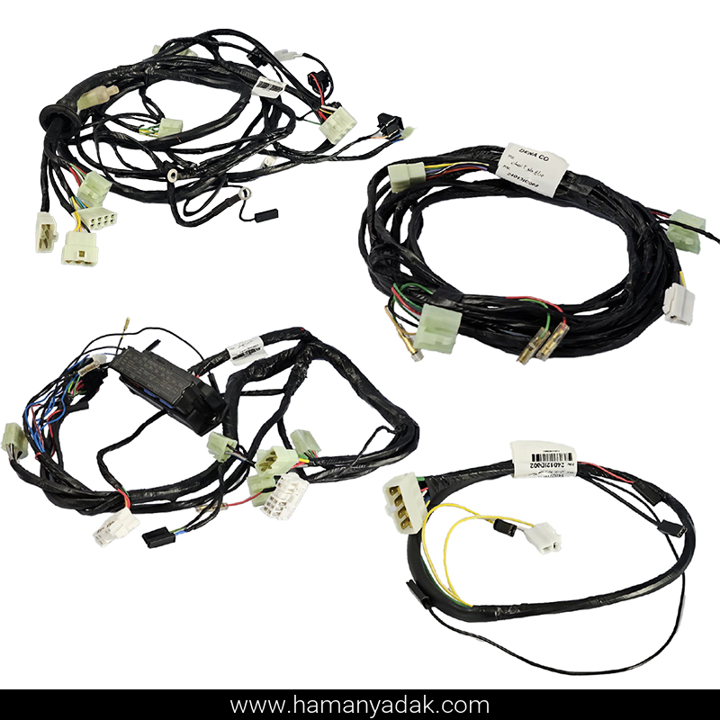 مجموعه کامل دسته سیم موتور نیسان کاربراتور برند دناکو