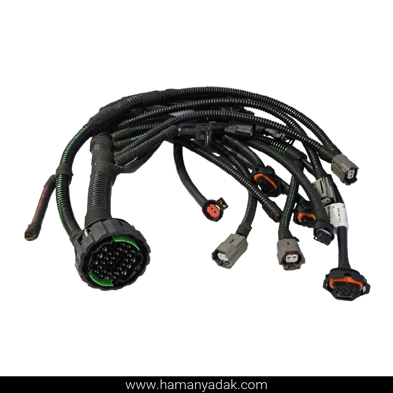 دسته سیم سوزن انژکتور و کویل سمند EF7 (کد K914568608-A) برند دناکو