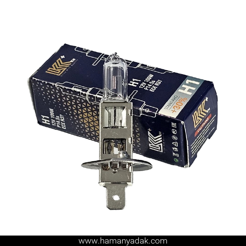 لامپ H1 بی سیم 12 ولت 100 وات برند LKK