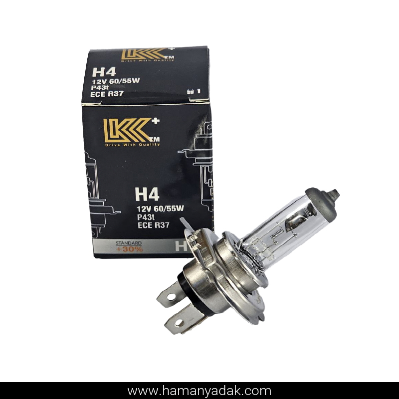 لامپ H4 سه خار 12 ولت 60/55 وات برند LKK
