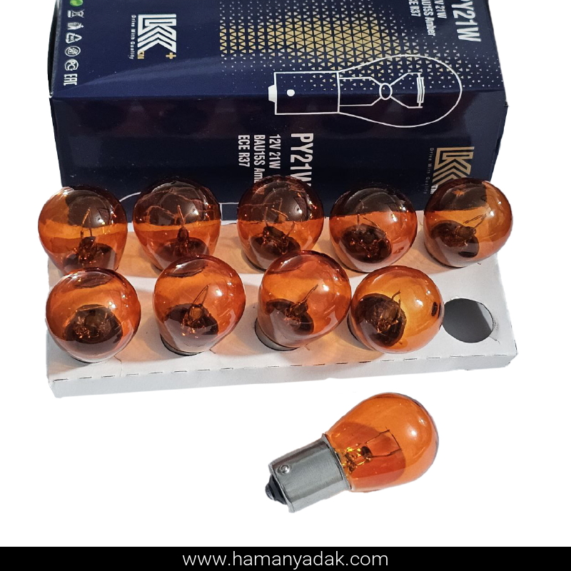 لامپ تک کنتاکت نارنجی خار نزدیک برند LKK (بسته 10 عددی)