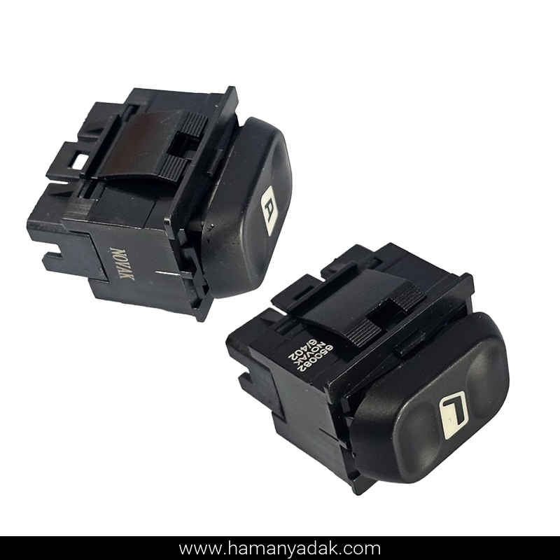 کلید شیشه بالابر جفتی اتو و ساده زانتیا برند NOVAK